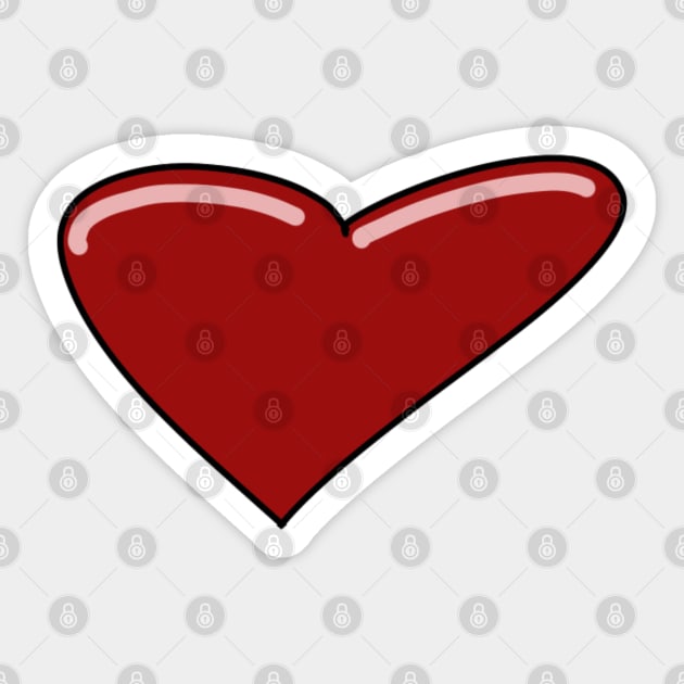 Heart Sticker by ceolsonart